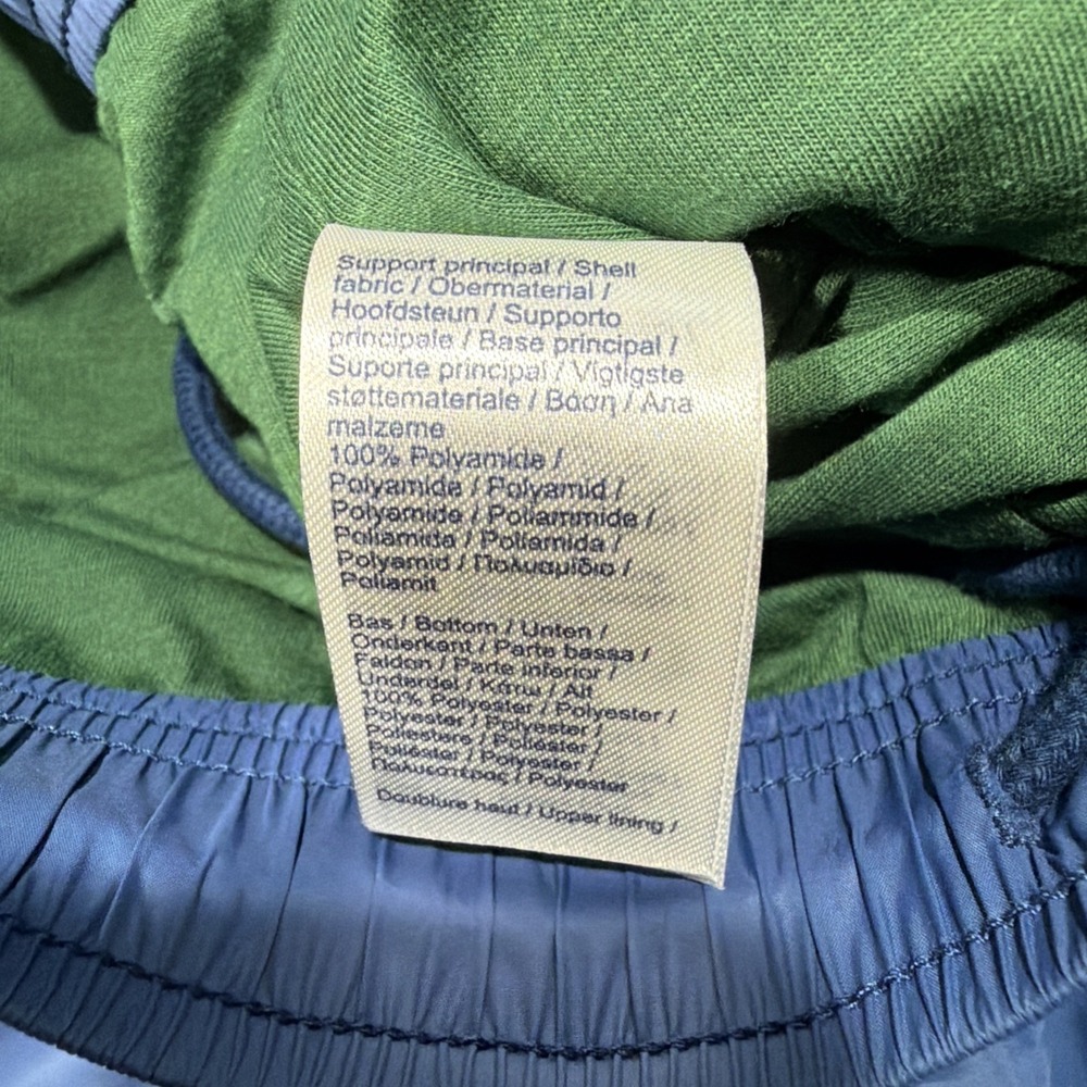 Lacoste LIVE MEDIUM Lined Windbreaker Pants Green Blue Color Block Track Jogger - Picture 7 of 13